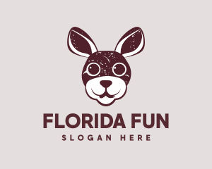 Rustic  Rabbit Animal logo design