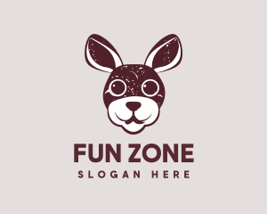 Rustic  Rabbit Animal logo design