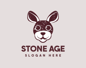 Rustic  Rabbit Animal logo design