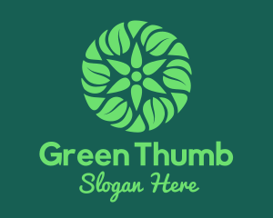 Green Herbal Lantern logo design