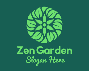 Green Herbal Lantern logo design