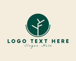 Geometric Organic Branch  logo