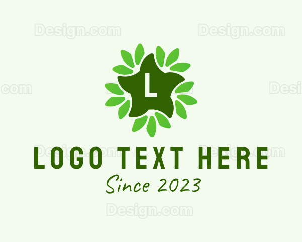 Organic Star Leaf Gardening Logo