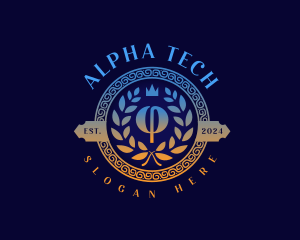 Greek Phi Award logo design