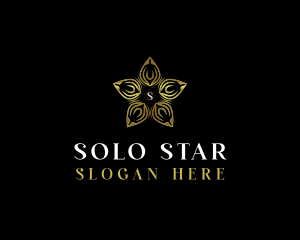 Star Flower Petals logo design