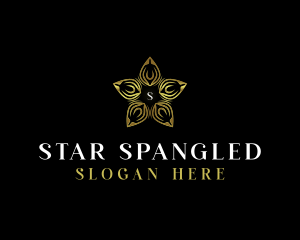 Star Flower Petals logo design