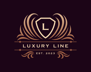 Luxury Shield Crest logo design