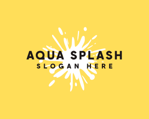 Splash Shape Business logo design