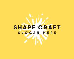 Splash Shape Business logo design