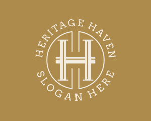 Luxury Company Letter H  logo design