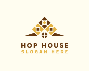 House Floor Tiles logo design