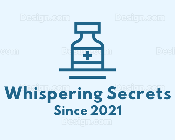 Medical Health Bottle Logo