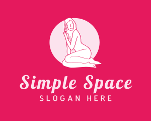 Naked Woman Body logo design