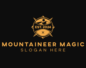 Mountain Compass Travel logo design