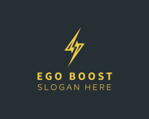 Energy Lightning Bolt logo design