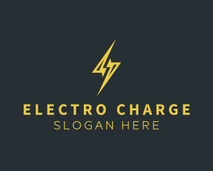 Energy Lightning Bolt logo design