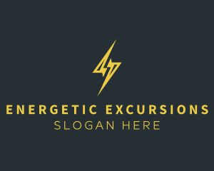 Energy Lightning Bolt logo design