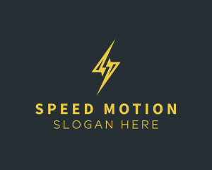 Energy Lightning Bolt logo design