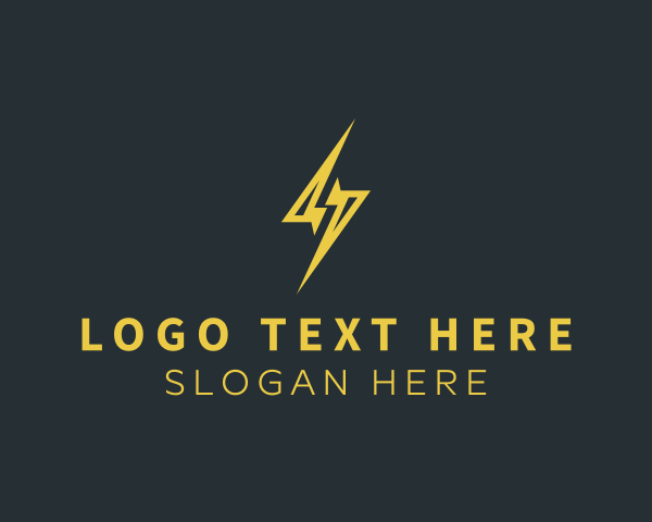 Lightning Bolt logo example 1