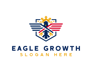 Philippine Eagle Shield logo design