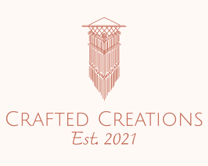 Handcrafted Macrame Decor  logo design