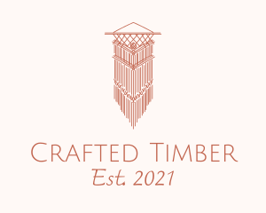 Handcrafted Macrame Decor  logo design