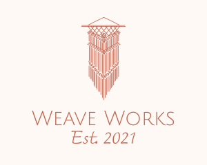 Handcrafted Macrame Decor  logo design