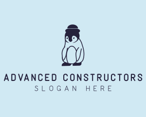 Baby Penguin Animal logo design