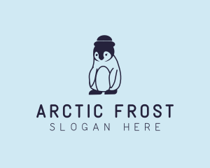 Baby Penguin Animal logo design