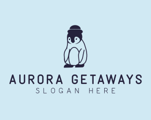 Baby Penguin Animal logo design