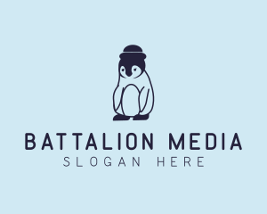 Baby Penguin Animal logo design