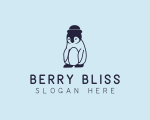 Baby Penguin Animal logo design