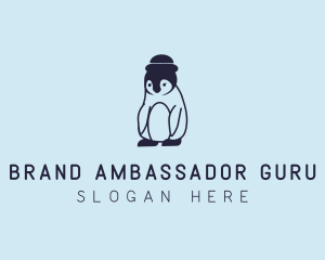 Baby Penguin Animal logo design