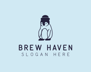 Baby Penguin Animal logo design