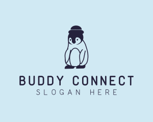 Baby Penguin Animal logo design