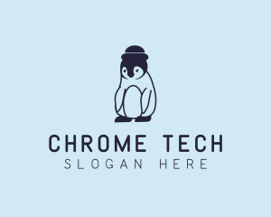 Baby Penguin Animal logo design