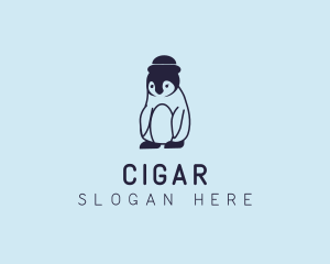 Baby Penguin Animal logo design