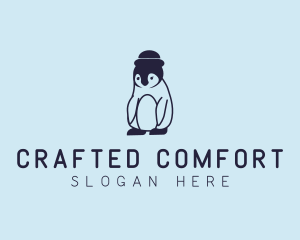 Baby Penguin Animal logo design