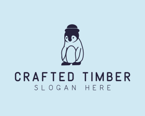 Baby Penguin Animal logo design