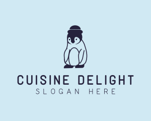 Baby Penguin Animal logo design