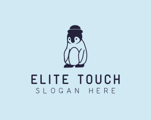 Baby Penguin Animal logo design