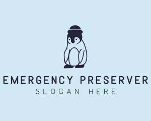 Baby Penguin Animal logo design