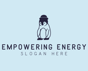 Baby Penguin Animal logo design