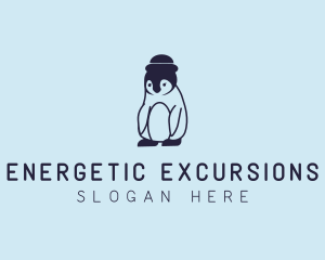 Baby Penguin Animal logo design