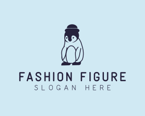 Baby Penguin Animal logo design