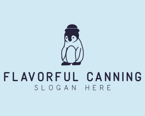 Baby Penguin Animal logo design