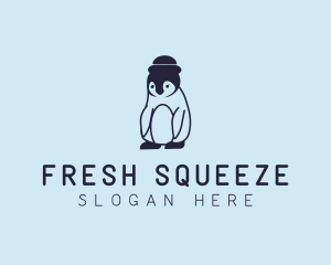 Baby Penguin Animal logo design