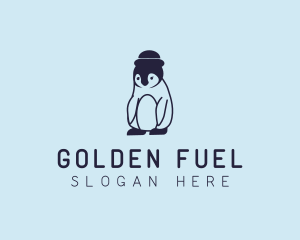 Baby Penguin Animal logo design