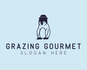 Baby Penguin Animal logo design