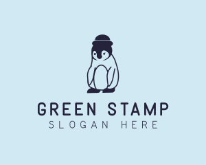 Baby Penguin Animal logo design